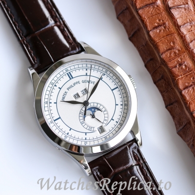 Patek Philippe Replica Complications 5205R Leather strap 38.5MM