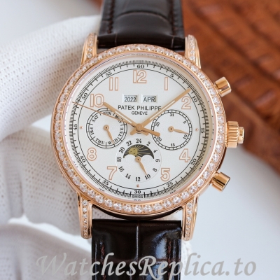 Patek Philippe Replica Complications Leather strap 41MM