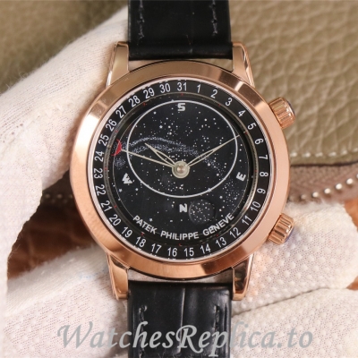 Patek Philippe Replica Complications 6104 Leather strap 44MM
