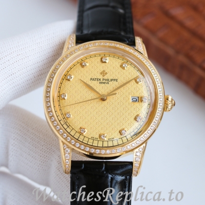 Patek Philippe Replica Complications Leather strap 40MM