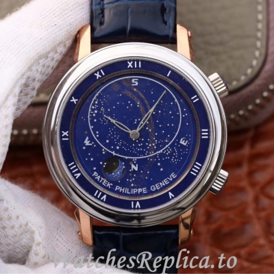 Patek Philippe Replica Complications 5102 Leather strap 43MM
