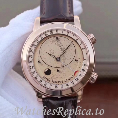 Patek Philippe Replica Complications 6102 Leather strap 44MM