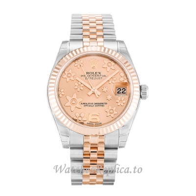 Rolex Mid Size Datejust Pink Floral Dial 178271 31MM