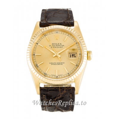 Rolex Datejust Champagne Dial 16238 36MM