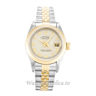 Rolex Datejust Lady Ivory Pyramid Dial 69173 26MM