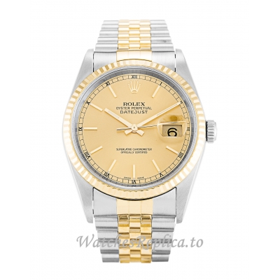 Rolex Datejust Champagne Dial 16233 36MM