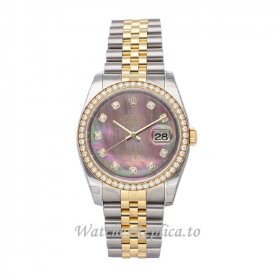Replica Rolex Datejust 116243 36MM Diamond Bezel Unisex Watch
