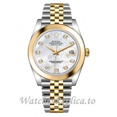 Rolex Datejust Replica 126303-0018 Yellow Gold With Stainless Steel Strap 41mm