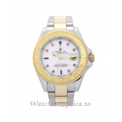 Rolex Yacht Master Red Diamond and White Dial 16623 40MM