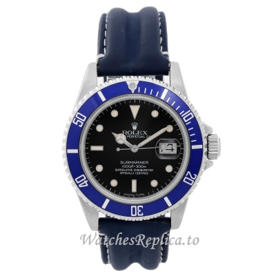 Rolex Submariner Replica Watch Rubber Strap 16610 40MM
