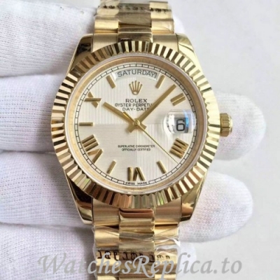 Swiss Rolex Day Date Replica 228348 Yellow Gold strap 40MM