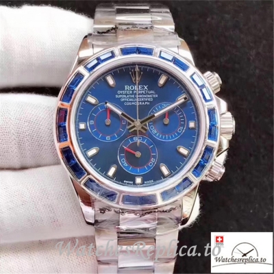 Swiss Rolex Daytona Cosmograph Replica 116599 Blue Diamond Bezel 40MM