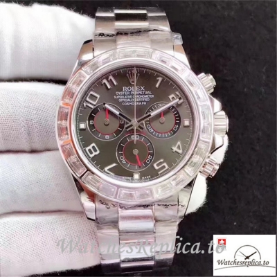 Swiss Rolex Daytona Cosmograph Replica 116599 003 Diamond Bezel 40MM