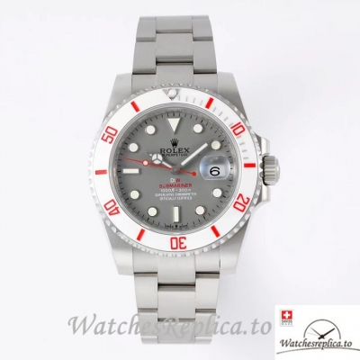 Swiss Rolex Submariner Replica Stainless steel strap 40MM Grey Dial