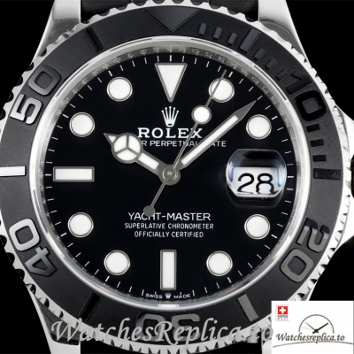Swiss Rolex Yacht Master 226658 Replica Rubber strap 42MM Stainless steel Case