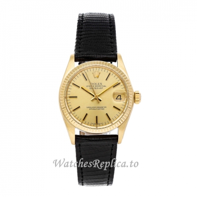 Replica Rolex Datejust 6827 Yellow Gold Dial 31mm